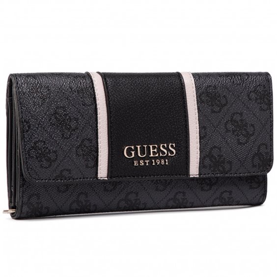 Portafoglio guess 2025 nero donna